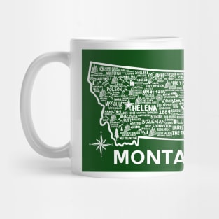 Montana Map Mug